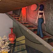 Lesbo 3D sex with a geisha.